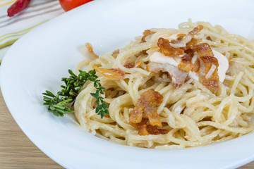 Pasta carbonara