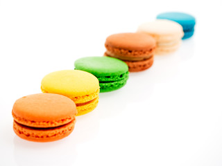 bunte Macarons