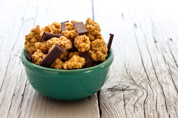 Cereals with chocolate