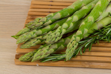 Raw asparagus