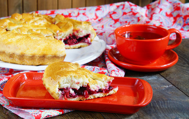 pie with cherry filling