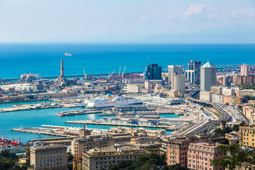 Port of Genoa in Italy