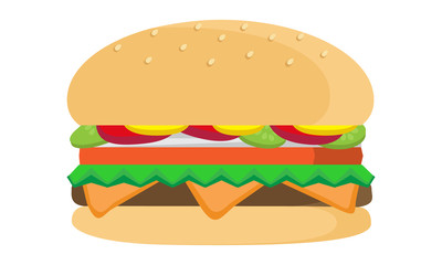 Vector Cheeseburger