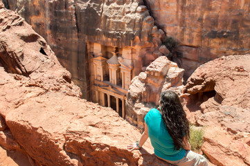 Watching Petra from the top