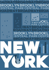 New York City - Vector Illustration, Graphic Design, Editable For Your Design
