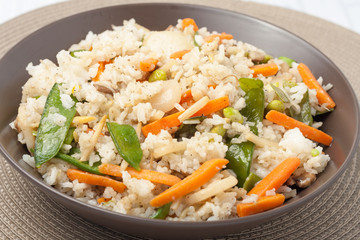 vegetable fried rice