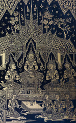 Fototapeta na wymiar Thai Temple Art