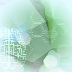 Abstract low poly geometric background