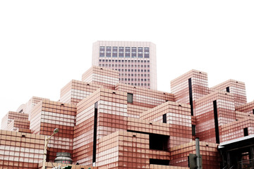 The buildings design in Taipei city, Taiwan
