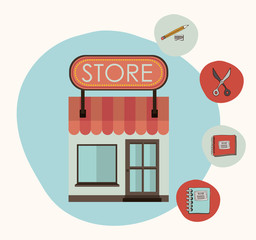 Back to School design, vector illustration