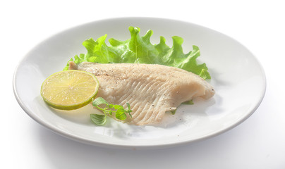 Steamed tilapia