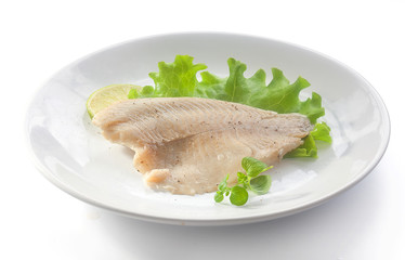 Steamed tilapia