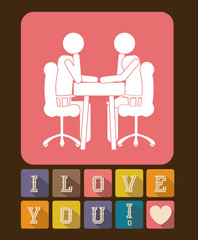 Love design, vector illustration