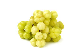star gooseberry isolated on white background
