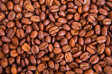 Coffee beans background