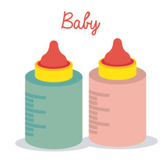 Fototapeta premium Baby shower design