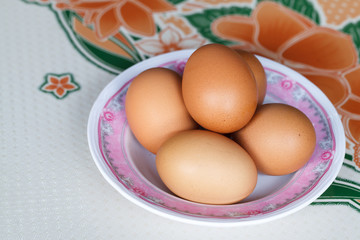 Eggs in a bowl