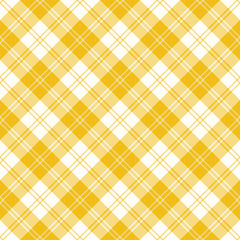 Yellow plaid tartan vector seamless pattern 2