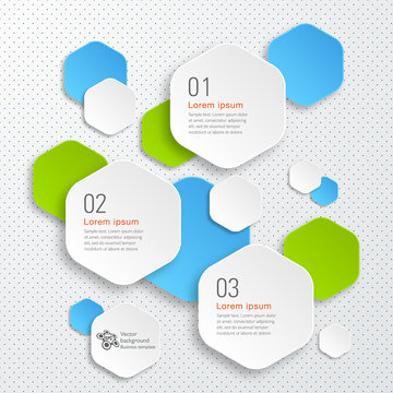 Infographics Vector Background #Honeycomb Structure