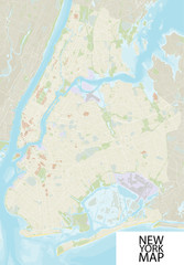 Fototapeta na wymiar New York map