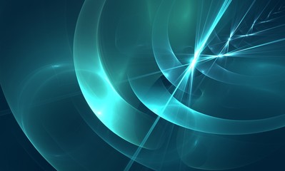 Green Sparks - Modern Abstract Background