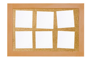 Fototapeta premium notice board and blank note