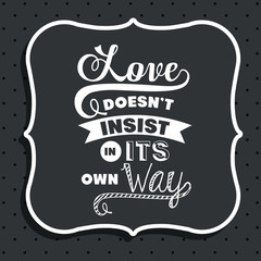 Fototapeta premium Attitude phrase design