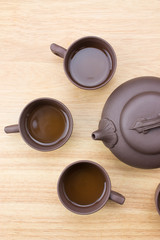 Close Up teapot and teacup