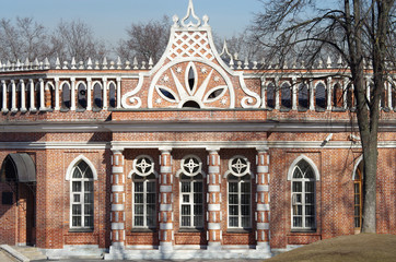 Fototapeta na wymiar Tsaritsyno Park and Estate in Moscow