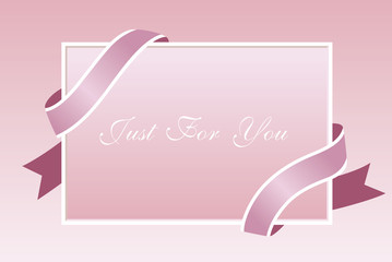 プレゼントリボンカード