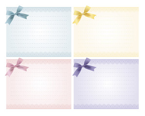 リボンレースメモ