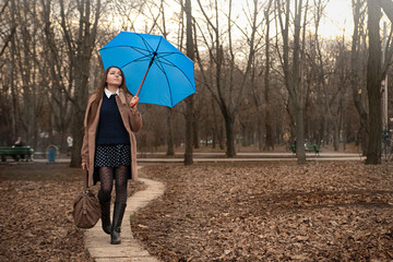 young woman outdoors