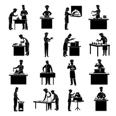 Cooking Icons Black