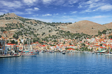 Fototapeta na wymiar Symi island in Greece