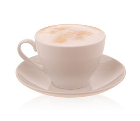 Coffee cup isolated on white