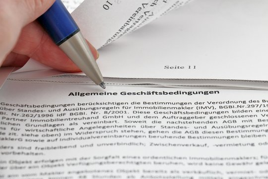 Nebenkosten; AGB&acute;s
