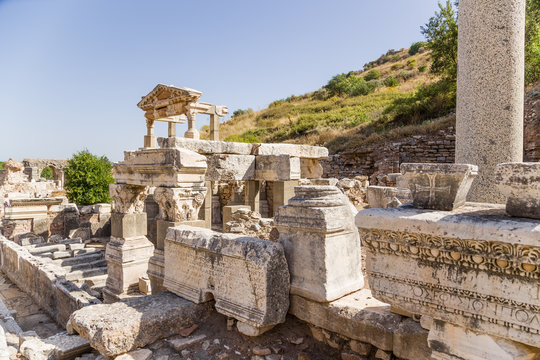 Ephesus, Turkey. Source of Emperor Trajan, 114 AD