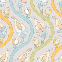 Ornamental seamless pattern