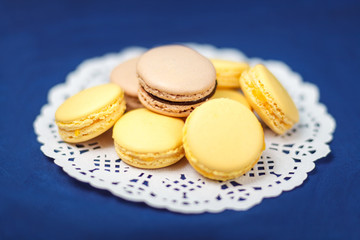 Macaroons blue