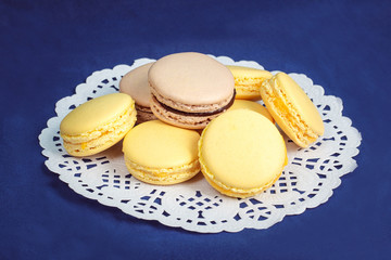 Macaroons blue