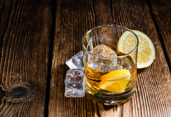 Whiskey with Lemon
