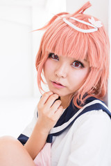 コスプレの女性
