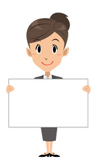 ビジネスウーマン　ボード