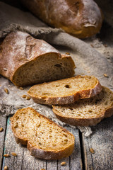 fresh homemade whole wheat bread