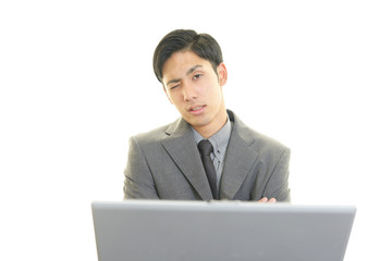 疲れたビジネスマン