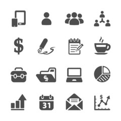business concept icon set 2, vector eps10