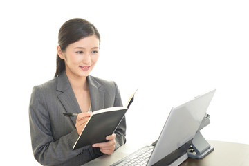 笑顔のオペレーター