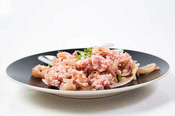 Cooked sour sausage pork