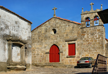 Santa Maria do Castelo church in Pinhel, Portugal