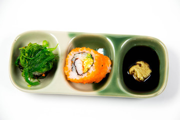 Close up the delicious Japanese sus